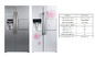 refrigerador de aço inoxidável das portas dobro da Economia-energia 550L de lado a lado com fabricante de gelo e a barra home fornecedor