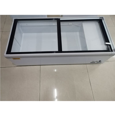 Store Food Table Top Fridge Glass Door Refrigerator 220V For Direct Cooling