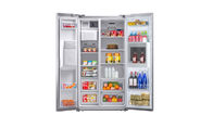 Double Doors Side By Side Refrigerator Freezer 550L Big Capacity With Ice Maker
